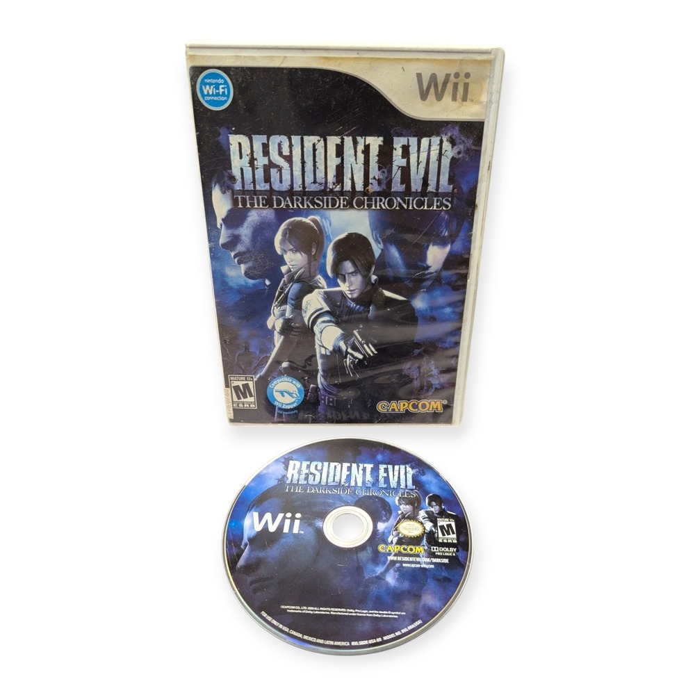 Resident Evil The Darkside Chronicles Nintendo Wii Capcom 2009 Rail Shooter